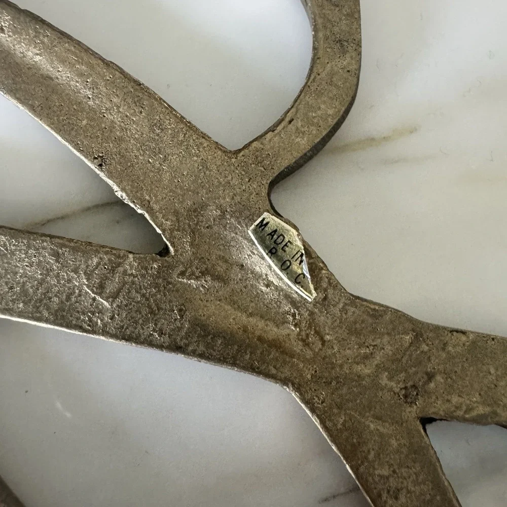 Brass William and Mary Cypher Trivet Classic Traditional  Williamsburg  1950